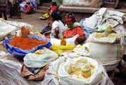 Spice sellers at Dire Dawa market. East, Ethiopia.