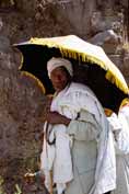Monk during Timkat.Lalibela. Ethiopia.