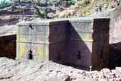 St. George stone church. Lalibela. Ethiopia.