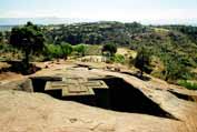 St. George stone church. Lalibela. Ethiopia.
