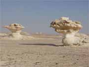 White Sahara desert. Egypt.