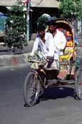 Rikshaw in Dhaka. Bangladesh.