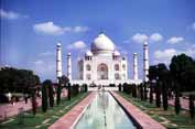 Taj Mahal. Agra town. India.