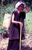 Woman from Pa-O hill tribe. Inle lake area. Myanmar (Burma).