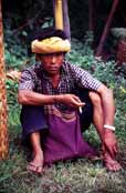 Man at market. Inle lake area. Myanmar (Burma).