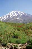 Mt Damavand - the highest mountain of Iran. Iran.