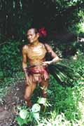Mentawai man. Siberut island. Indonesia.