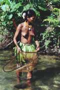 Fishing. Siberut island. Indonesia.