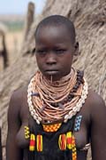 Karo woman. Ethiopia.