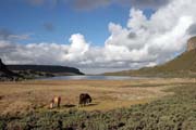 Garba Guracha lake. Bale Mountain National Park. South,  Ethiopia.