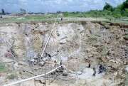 Diamond mining field in Cempaka. Kalimantan, Indonesia.