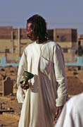 Waiting for whirling dervishes. Hamed-an Nil Mosque, Khartoum (Omdurman). Sudan.