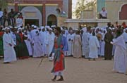 Whirling dervishes. Hamed-an Nil Mosque, Khartoum (Omdurman). Sudan.