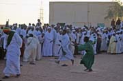 Whirling dervishes. Hamed-an Nil Mosque, Khartoum (Omdurman). Sudan.