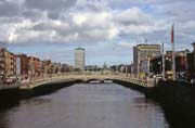 Dublin, Halfpenny bridge. Ireland.