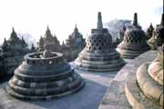 Borobudur temple. Java, Indonesia.