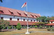 Dutch fort Rotterdam at Ujung Pandang town. Sulawesi, Indonesia.