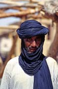 Tuareg - man from desert. Dj�bok village. Mali.