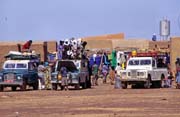 Transport around Sahara. Dj�bok village. Mali.