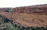 Escarpment Falaise de Bandiagara at Dogon country. Mali.