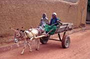 Hundreds of villagers come to traditional Monday market, Djenn� city. Mali.