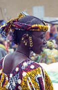 Woman at Monday market, Djenn� city. Mali.