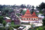 Traditional Minangkabau village near Bukittinggi. Indonesia.