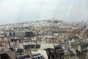 View from Pompidou Centre, Paris. France.