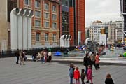 Fountain next to Pompidou Centre, Paris. France.