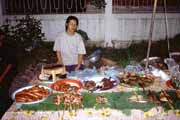 Night market in Luang Prabang. Laos.