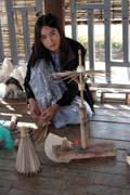 Making umbrellas, Inle Lake. Myanmar (Burma).