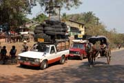 Local transport. South of Yangon. Myanmar (Burma).