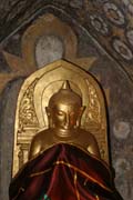 Buddha statue at the Temples of Bagan. Myanmar (Burma).