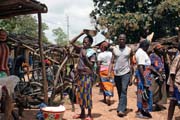 Local market at Boukoumb� village. Benin.
