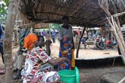 Local market at Boukoumb� village. Benin.