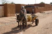 Street at Agadez town. Niger.