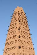 Prayer tower of Grand Mosqu�e at Agadez town. Niger.