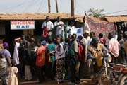Street market at N'Gaound�r� town. Cameroon.