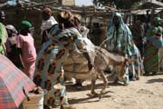 At the market at Rhumsiki (Roumsiki) village at Mandara Mountains. Cameroon.