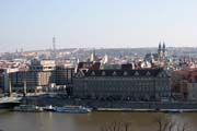 Panoramic view from Letna, Praha. Czech Republic.