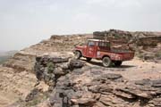Mountains around Wadi Dhahr. Yemen.