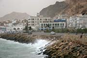 Street at Al-Mukalla town. Yemen.