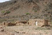 Typical stone house in the interior of Socotra (Suqutra) island. Yemen.