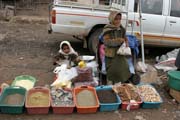 Market at Shibam-Kawkaban village. Yemen.