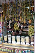 Fresh fruit juice shop. It is very popular among yemenis. Sana city. Yemen.