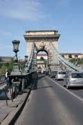 ?hain Bridge (Sz�chenyi L�nch�d), Budapest. Hungary.
