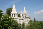 Fisherman's Bastion (Hal�szb�stya), Budapest. Hungary.