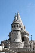 Fisherman's Bastion (Hal�szb�stya), Budapest. Hungary.