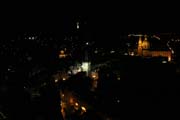 Awesome Prague panorama from balloon. Czech Republic.