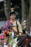 Tsurugaoka Hachiman-gu Shrine Reitaisai (Annual Festival). Today is held Yabusame - traditional japanese horseback archery. Kamakura town. Japan.
